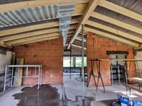 Umbau Scheune zu Wohnhaus in Erdmannhausen - Rohbau OG Wohnzimmer